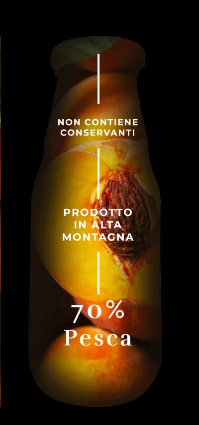 Design ingredienti succo pesca