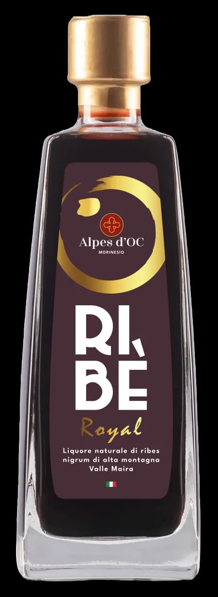 Bottiglia Ribè Royal - Liquore al ribes nero